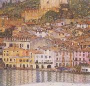 Malcesine on Lake Garda (mk20) Gustav Klimt